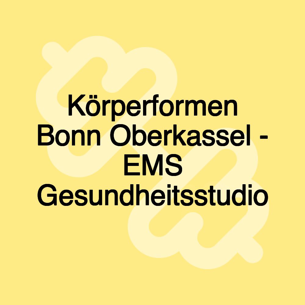 Körperformen Bonn Oberkassel - EMS Gesundheitsstudio