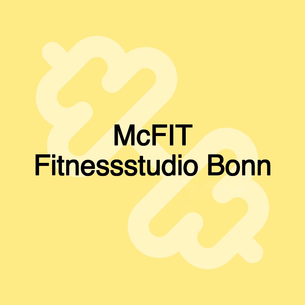 McFIT Fitnessstudio Bonn