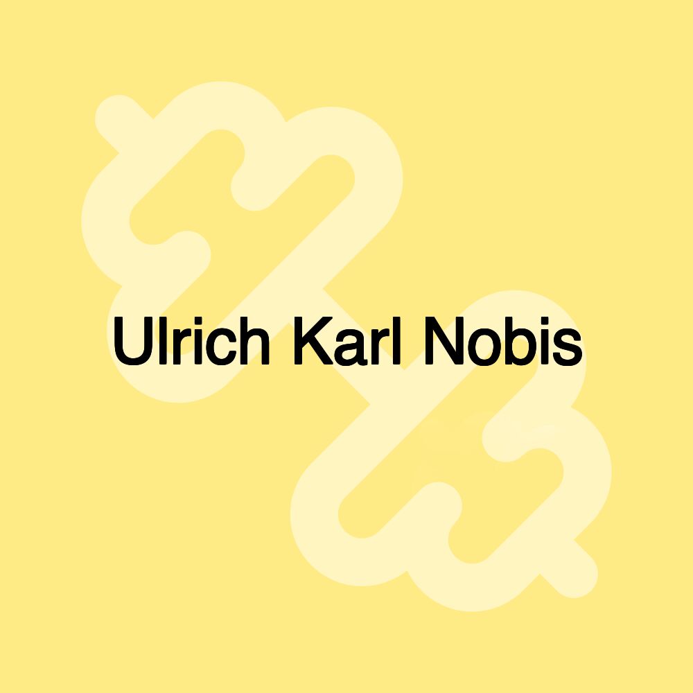 Ulrich Karl Nobis