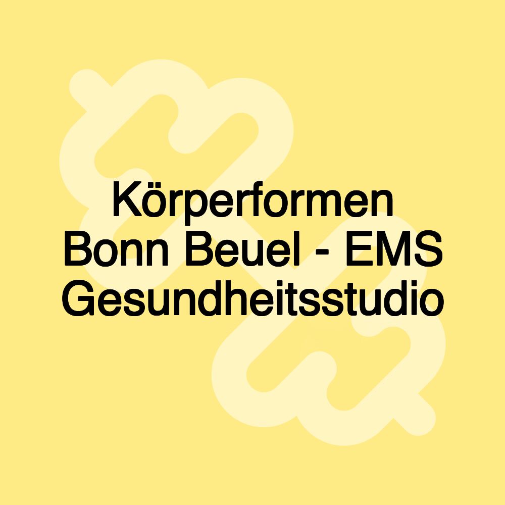 Körperformen Bonn Beuel - EMS Gesundheitsstudio