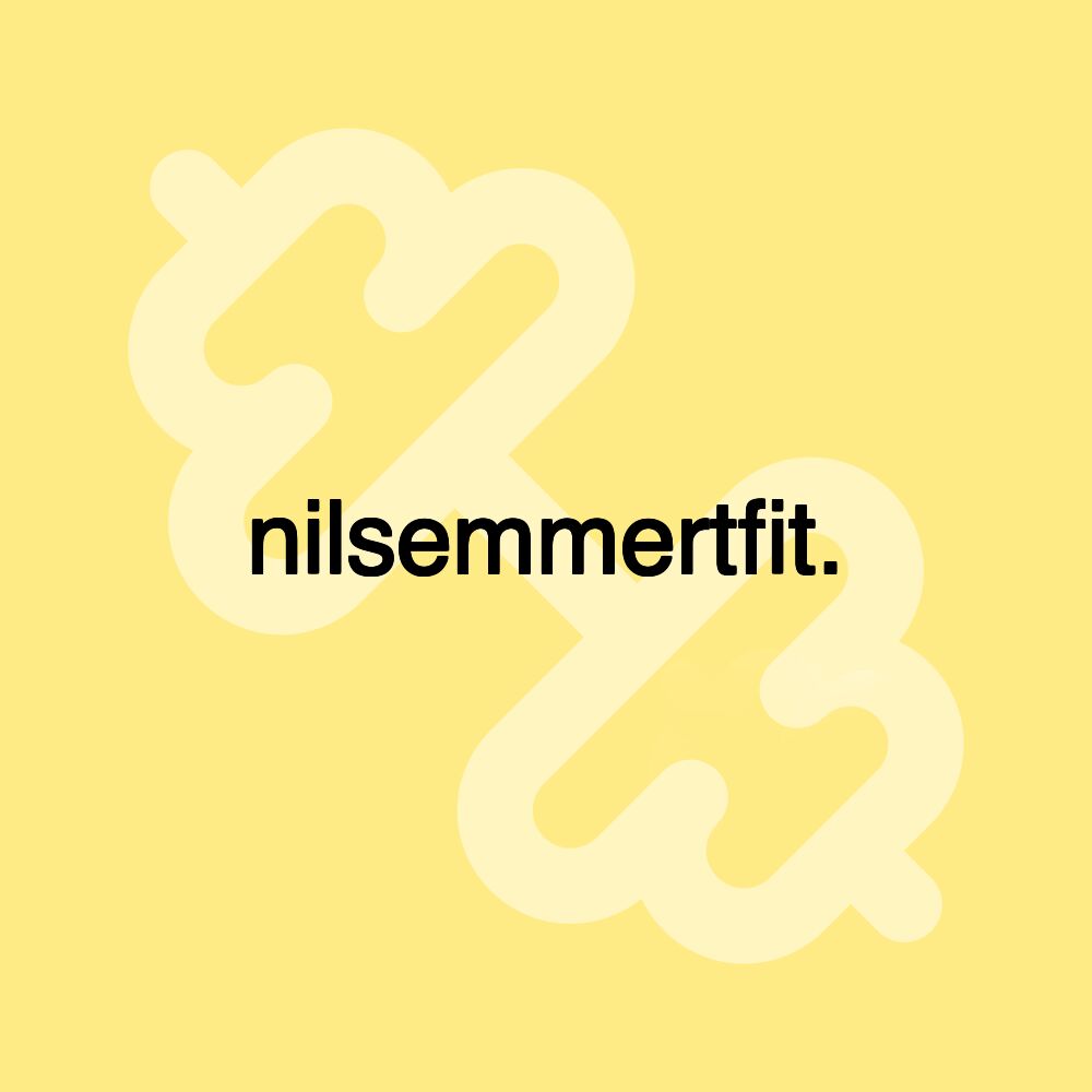 nilsemmertfit.