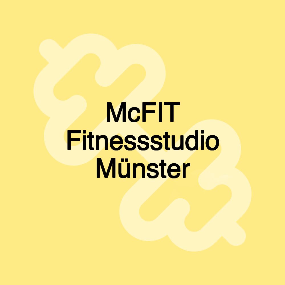 McFIT Fitnessstudio Münster