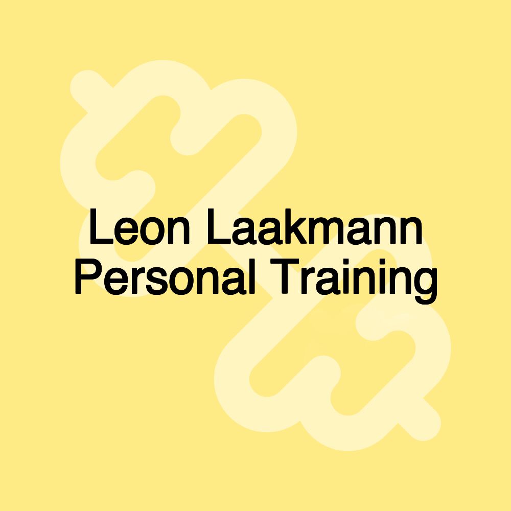 Leon Laakmann Personal Training