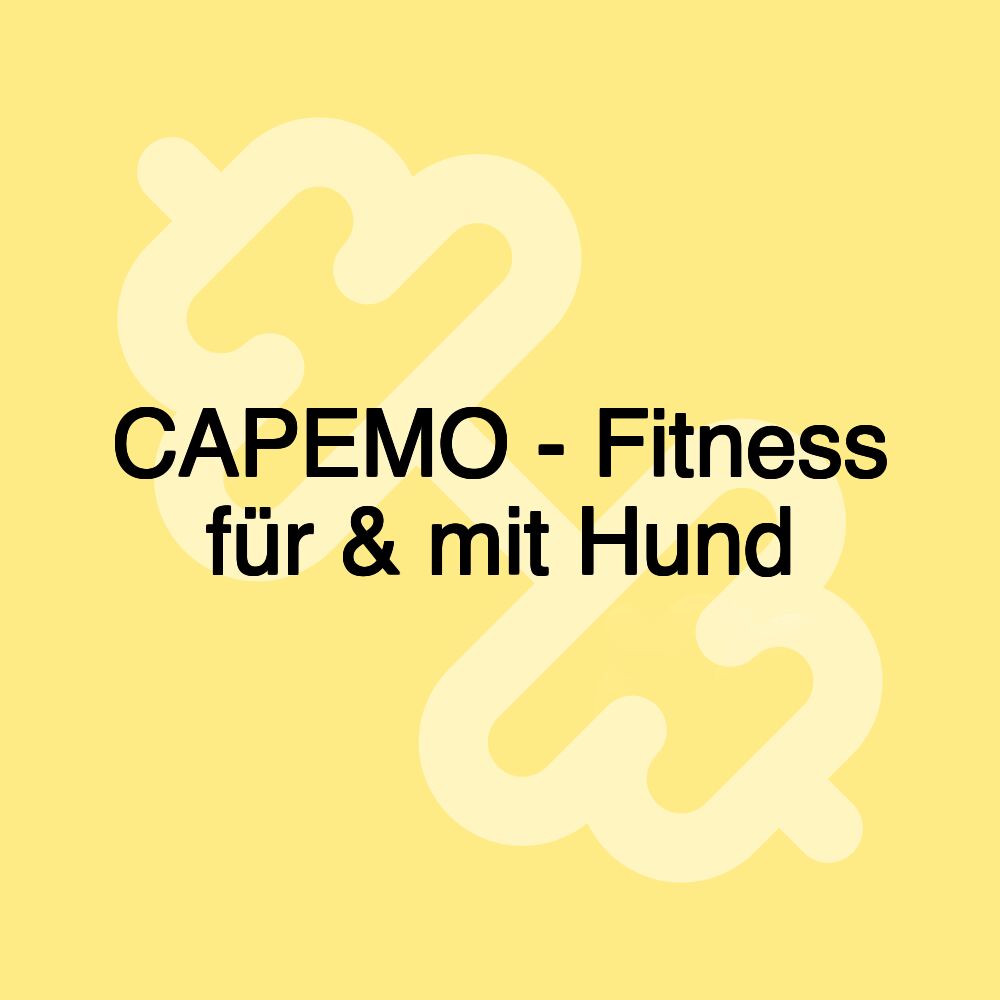 CAPEMO - Fitness für & mit Hund