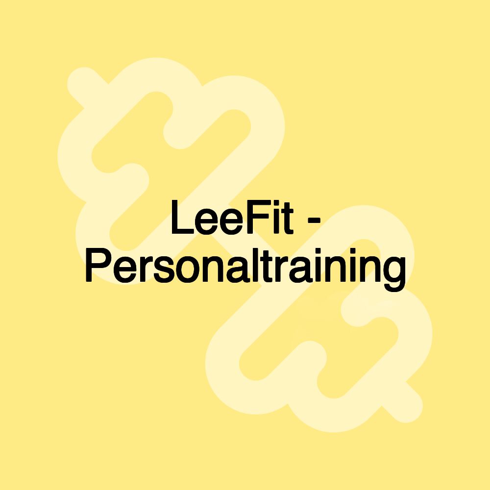 LeeFit - Personaltraining