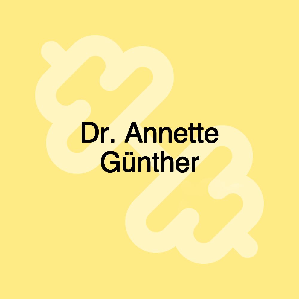 Dr. Annette Günther