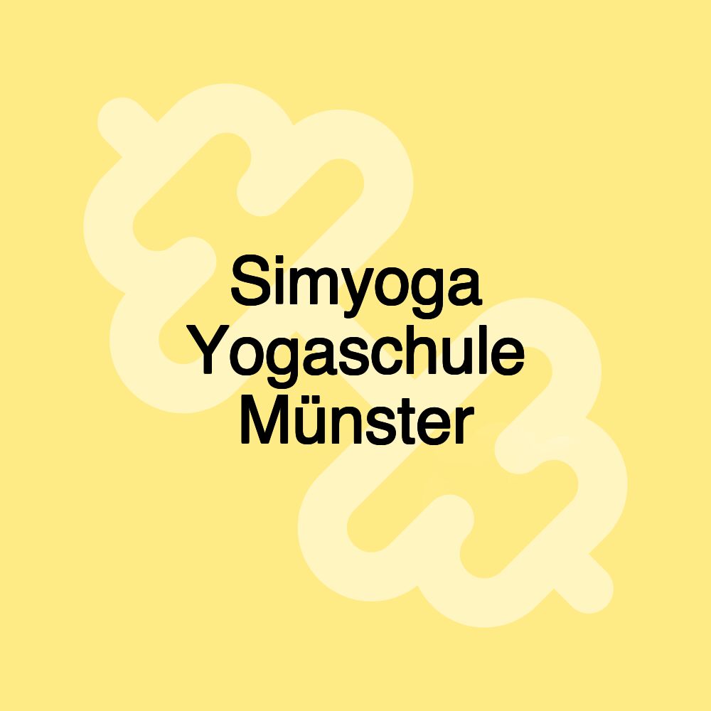 Simyoga Yogaschule Münster