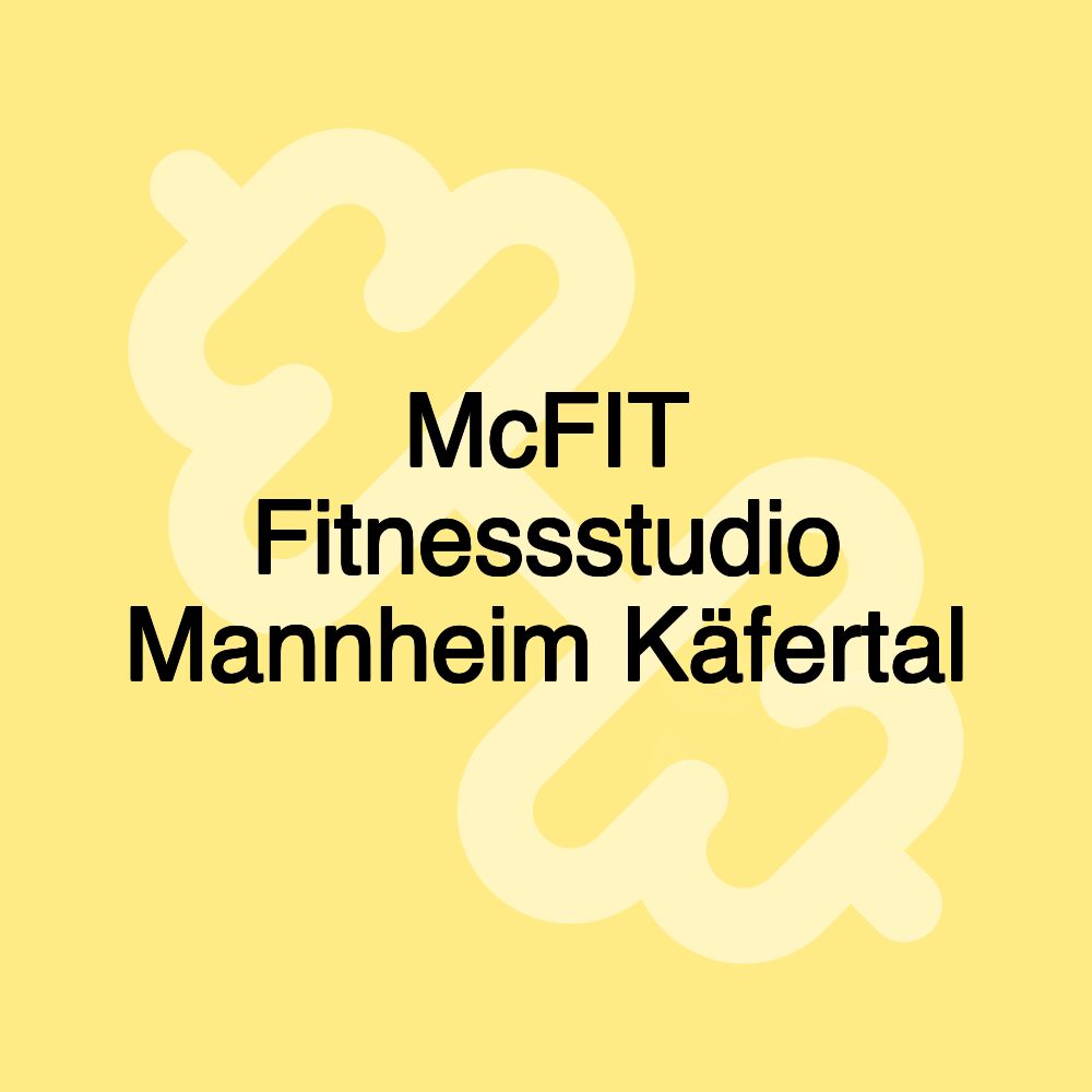 McFIT Fitnessstudio Mannheim Käfertal