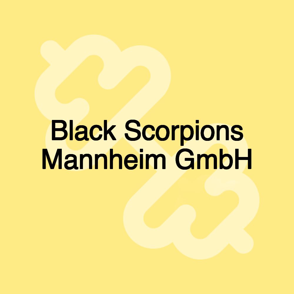 Black Scorpions Mannheim GmbH