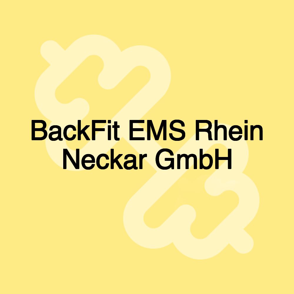 BackFit EMS Rhein Neckar GmbH