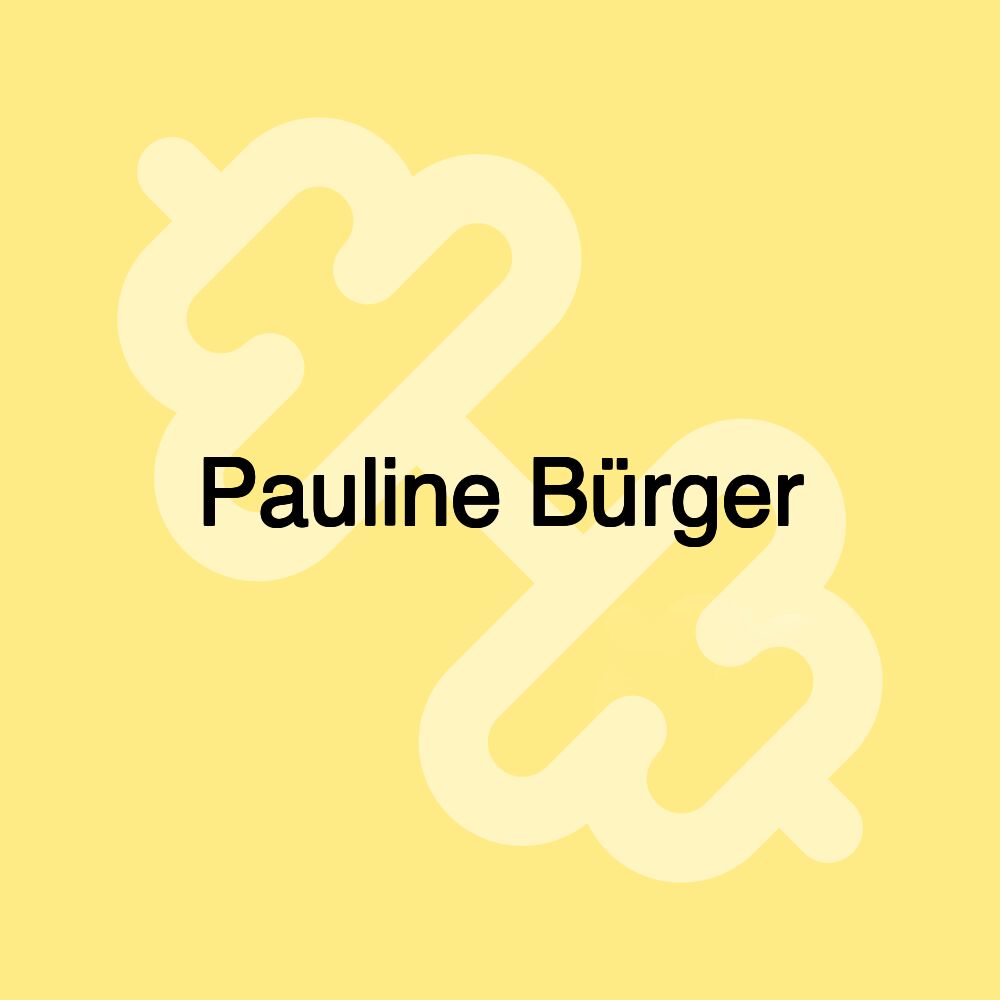 Pauline Bürger