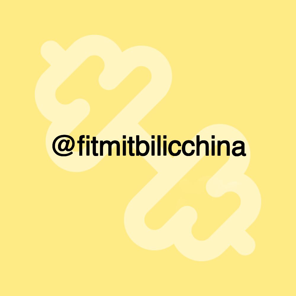 @fitmitbilicchina