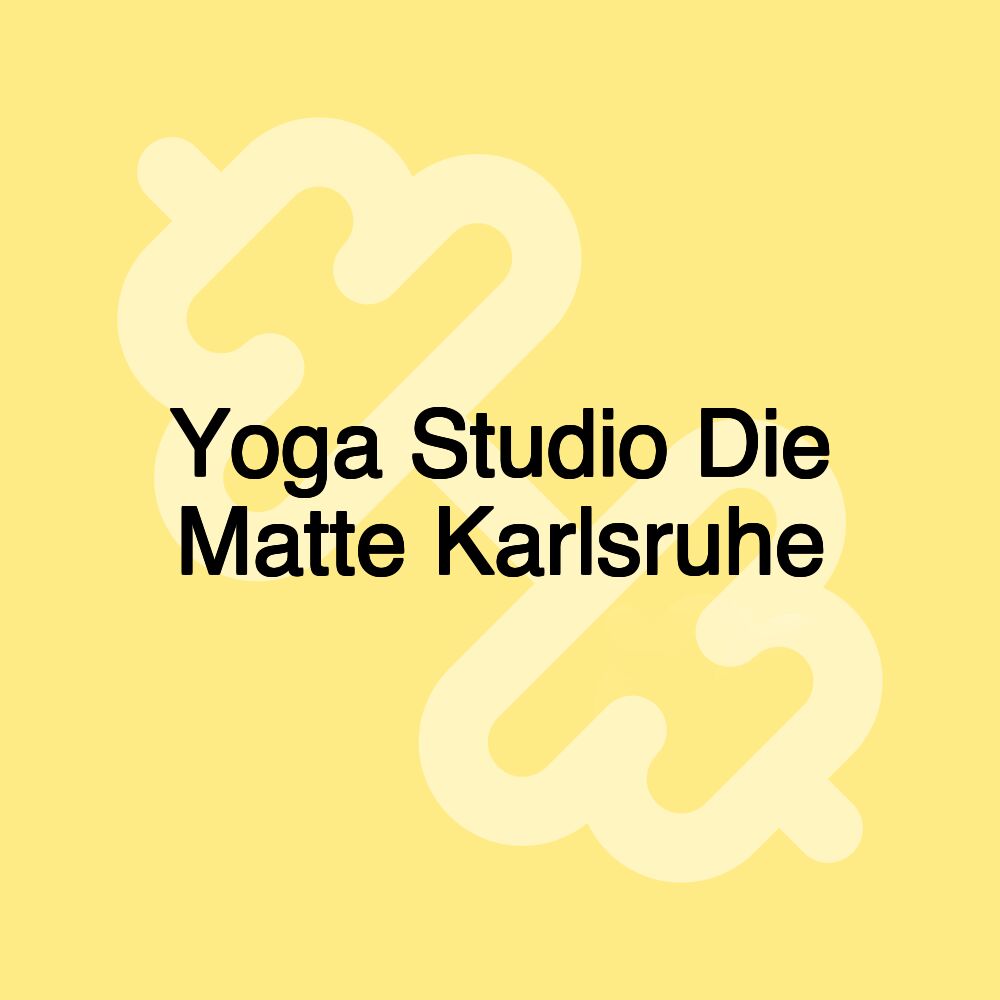 Yoga Studio Die Matte Karlsruhe