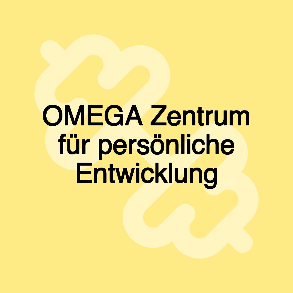 OMEGA Zentrum für persönliche Entwicklung