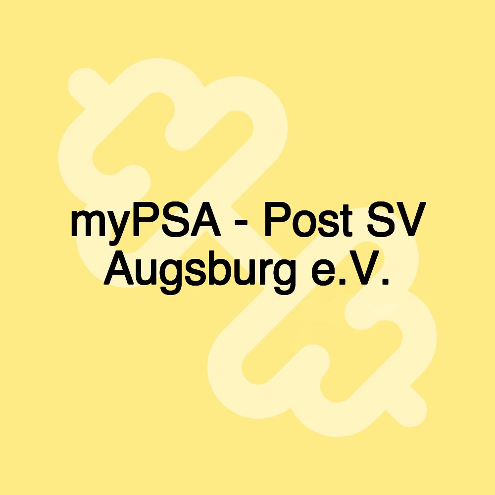 myPSA - Post SV Augsburg e.V.