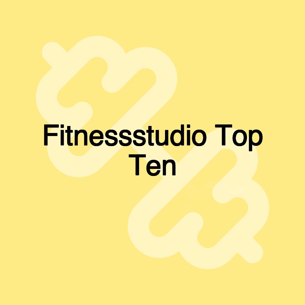 Fitnessstudio Top Ten