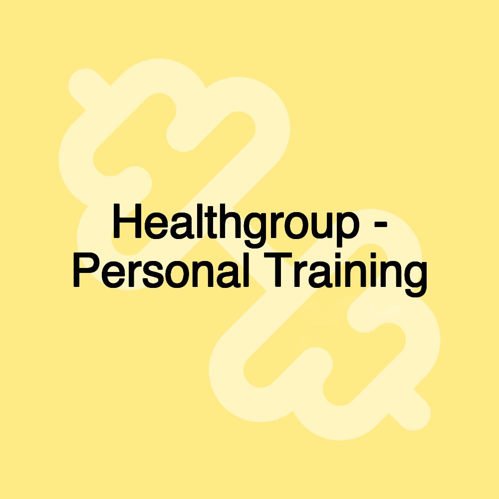 Healthgroup - Personal Training