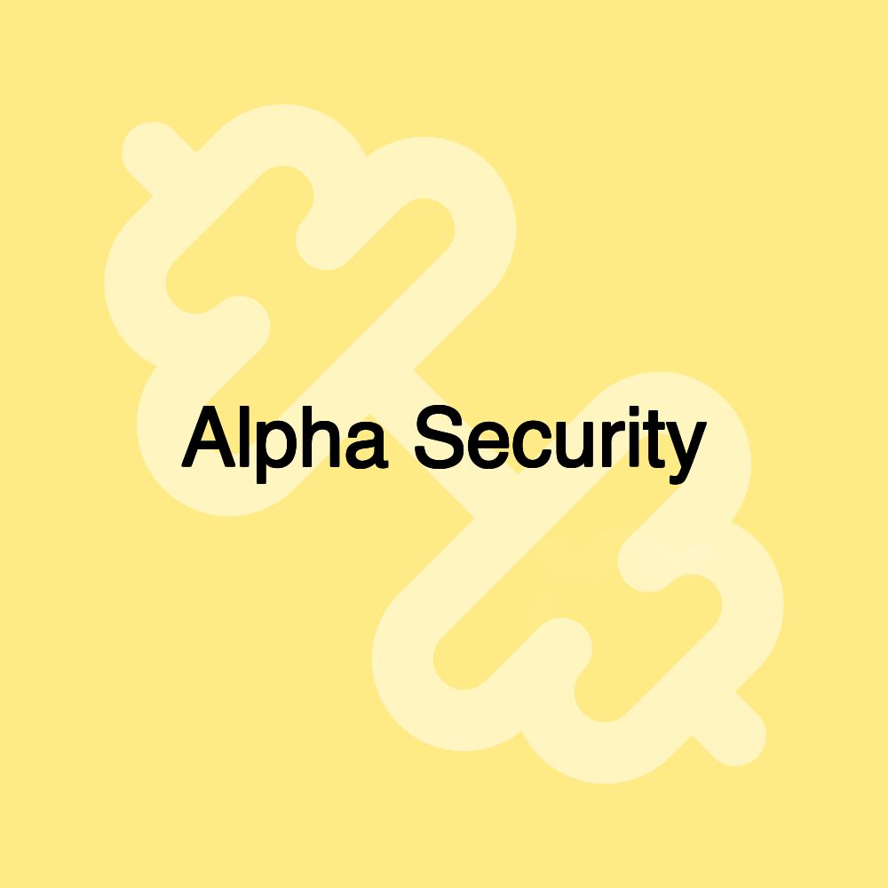 Alpha Security