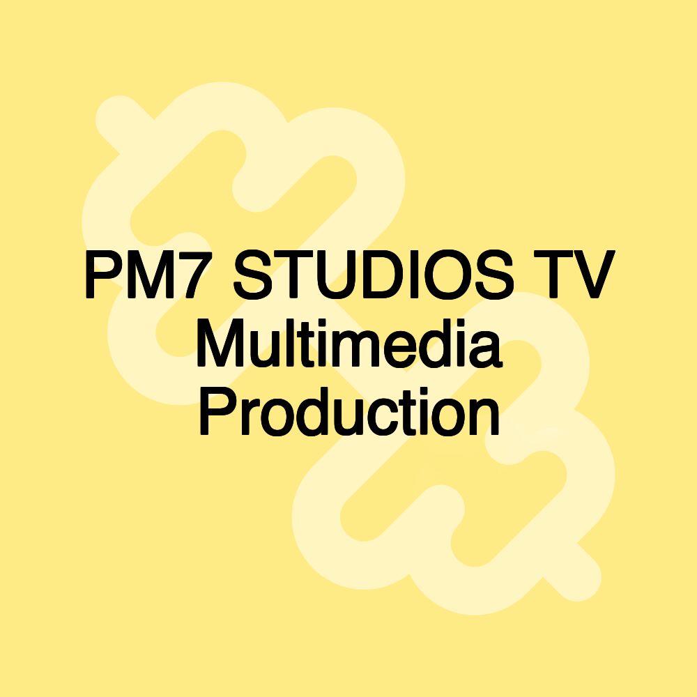 PM7 STUDIOS TV Multimedia Production