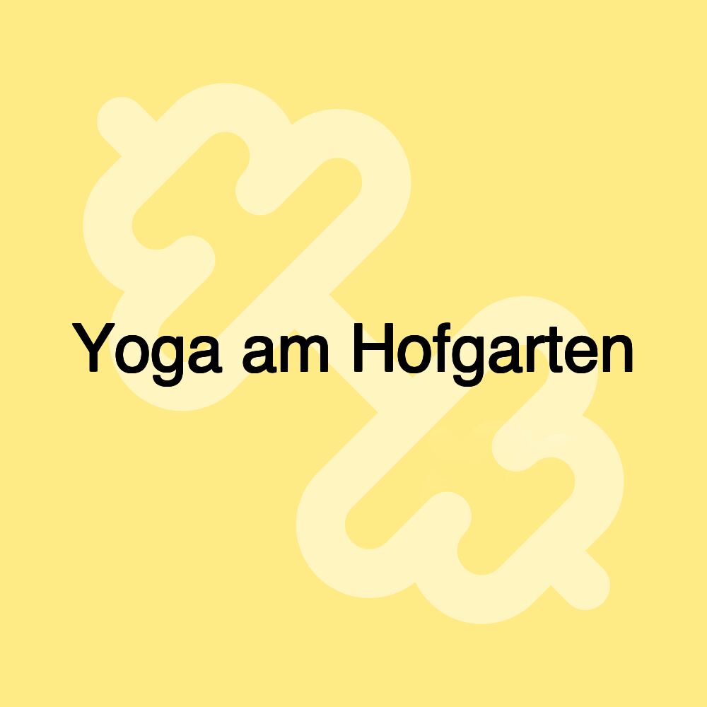 Yoga am Hofgarten