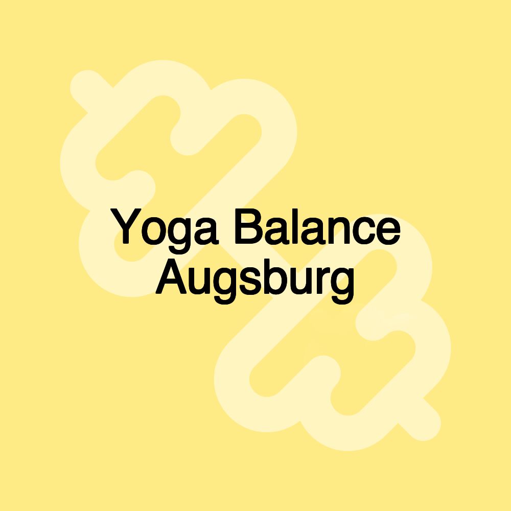 Yoga Balance Augsburg