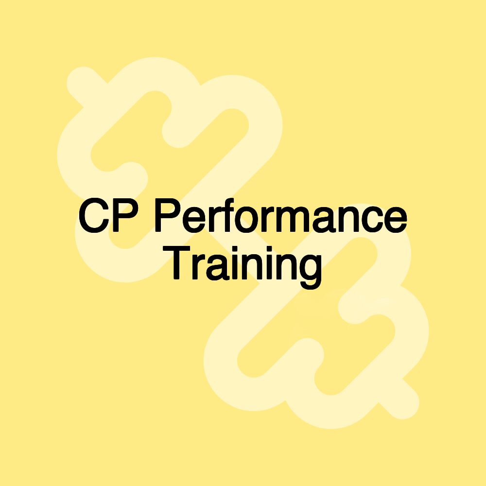 CP Performance Training