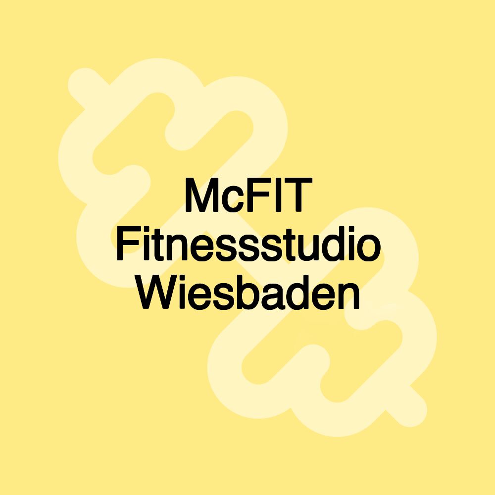 McFIT Fitnessstudio Wiesbaden