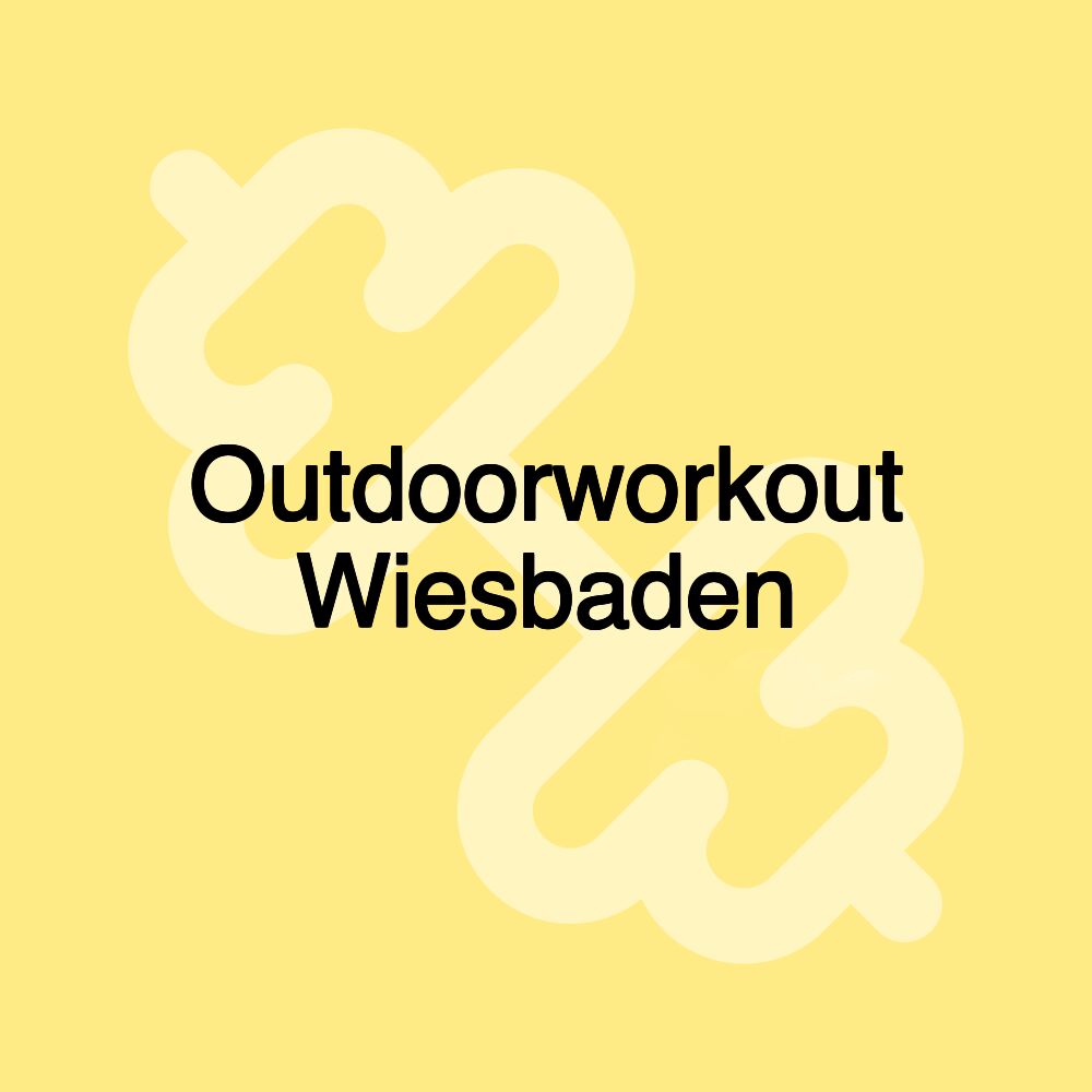 Outdoorworkout Wiesbaden