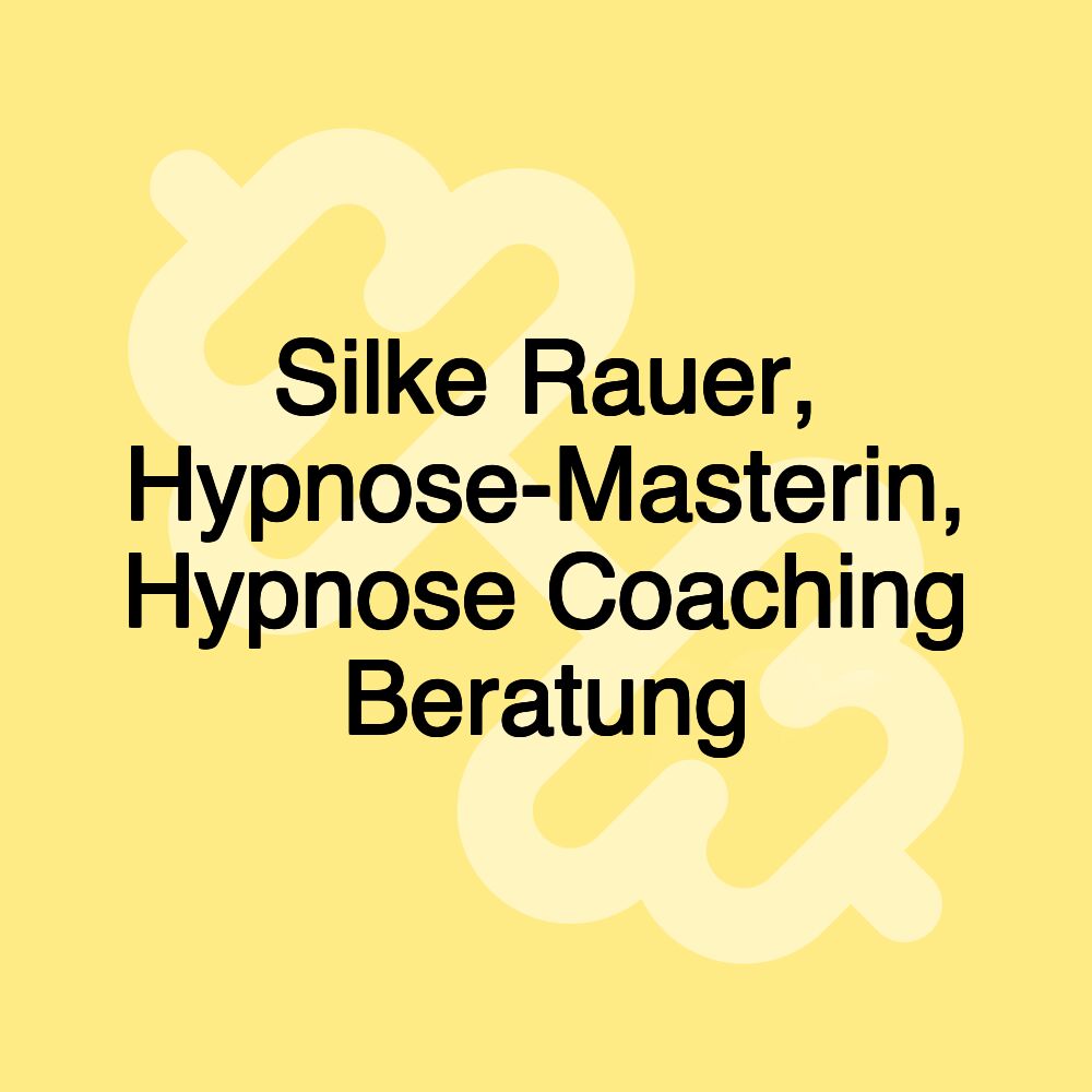 Silke Rauer, Hypnose-Masterin, Hypnose Coaching Beratung