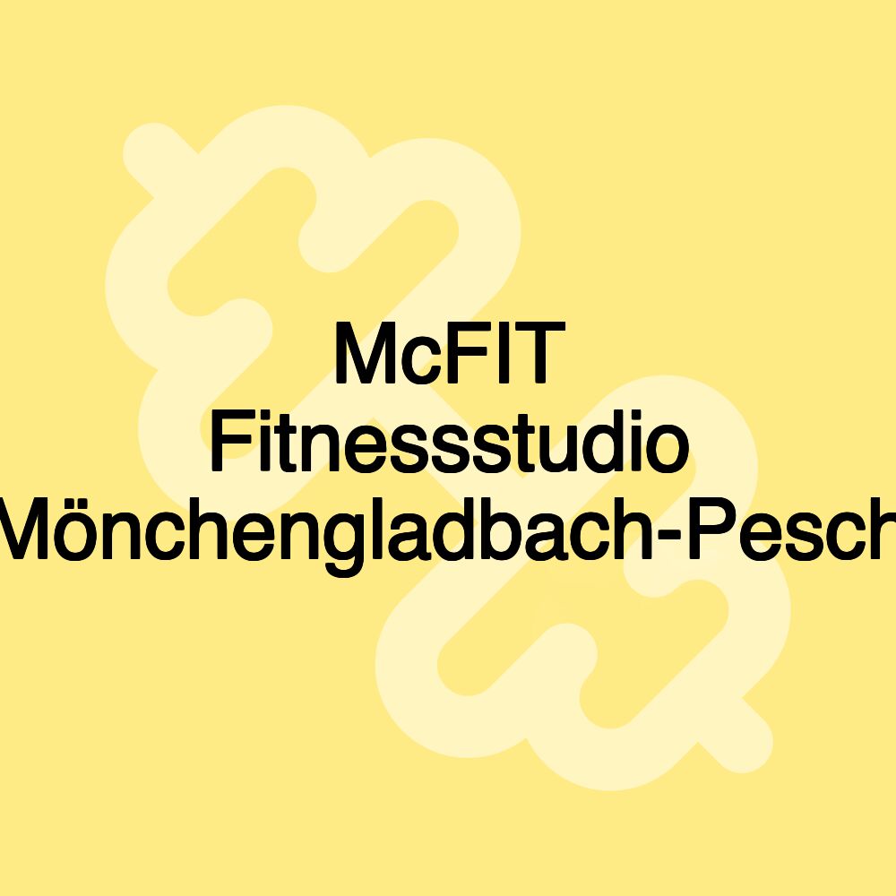 McFIT Fitnessstudio Mönchengladbach-Pesch