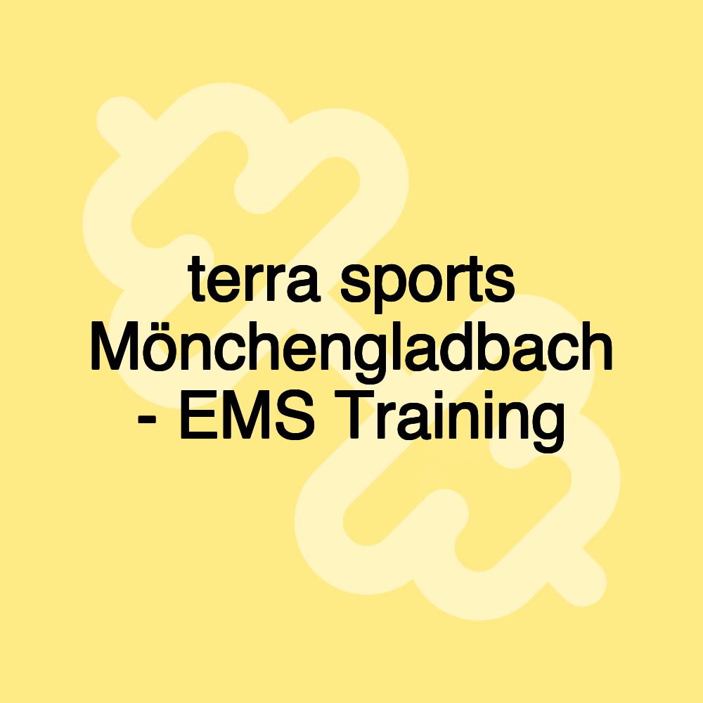 terra sports Mönchengladbach - EMS Training