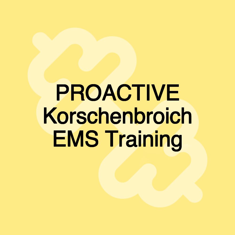 PROACTIVE Korschenbroich EMS Training