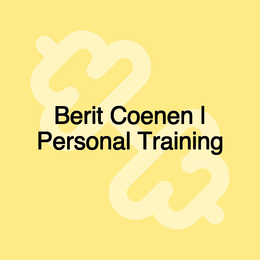 Berit Coenen | Personal Training