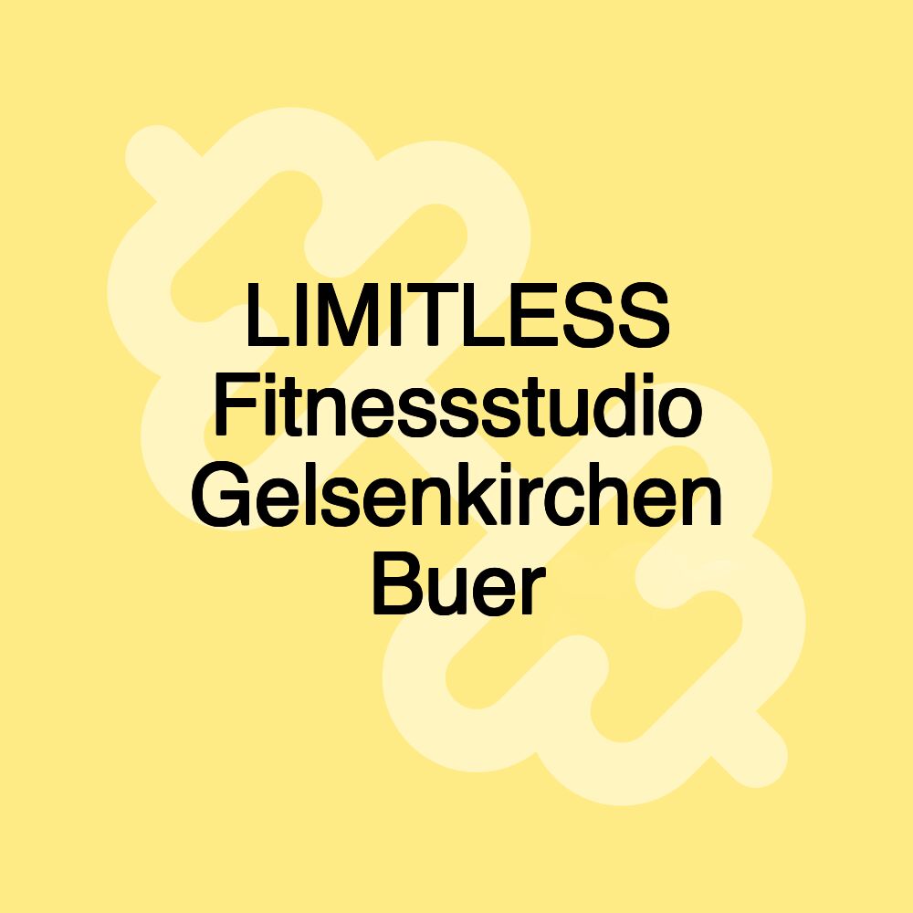 LIMITLESS Fitnessstudio Gelsenkirchen Buer