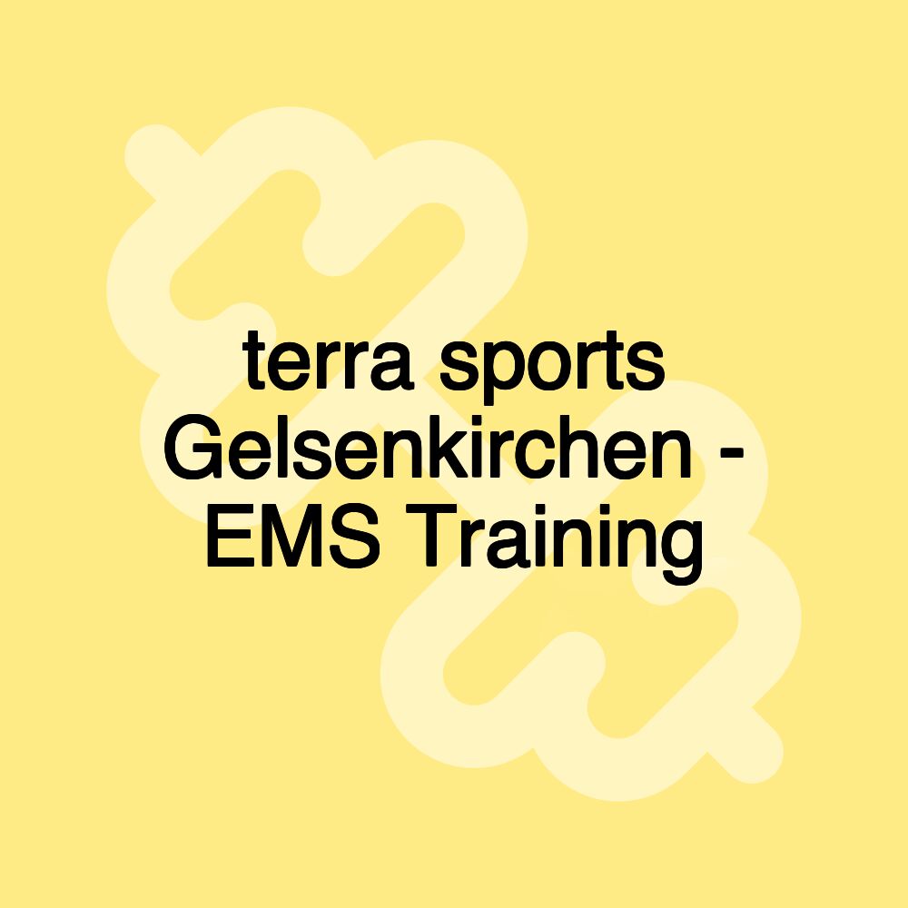 terra sports Gelsenkirchen - EMS Training