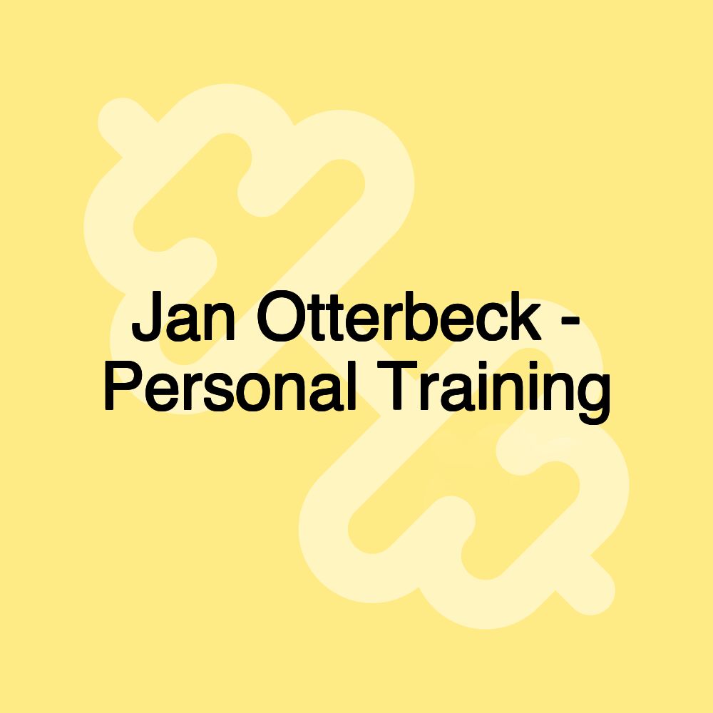 Jan Otterbeck - Personal Training