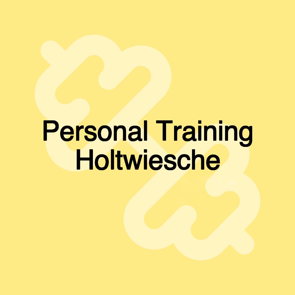 Personal Training Holtwiesche