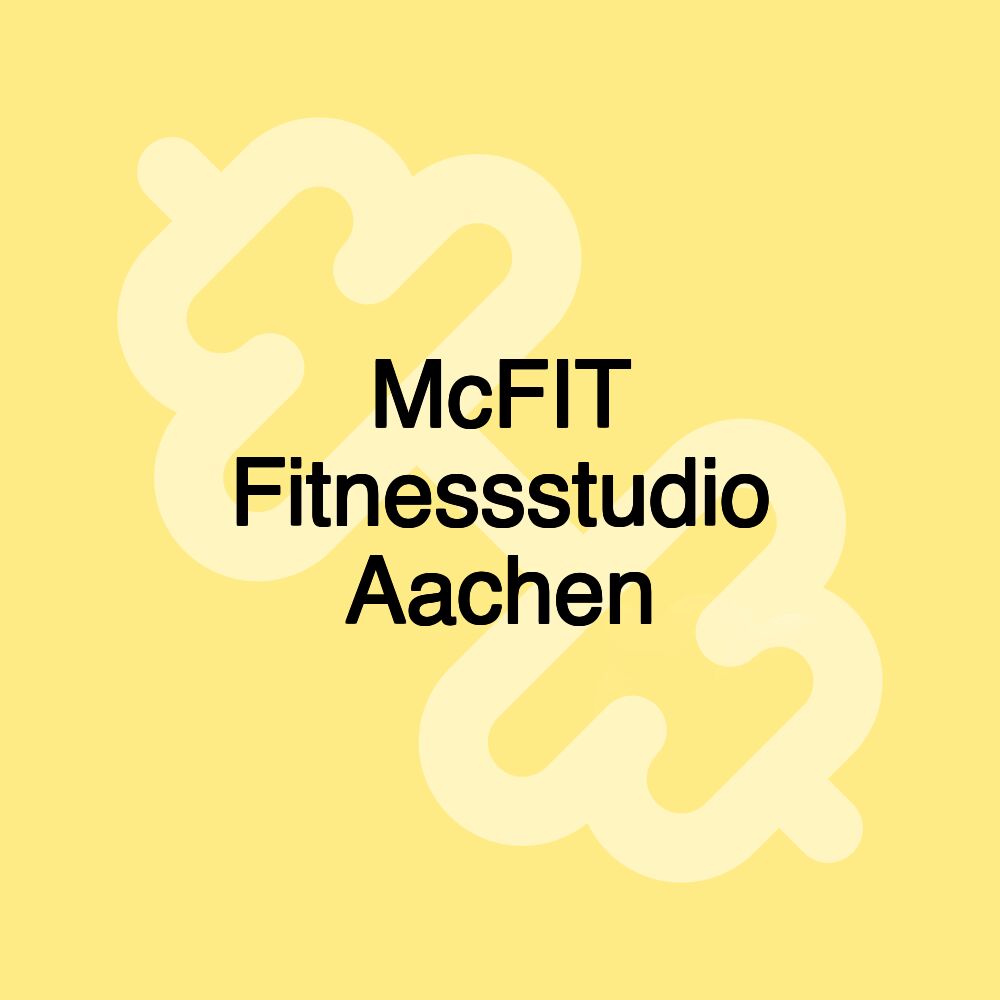 McFIT Fitnessstudio Aachen