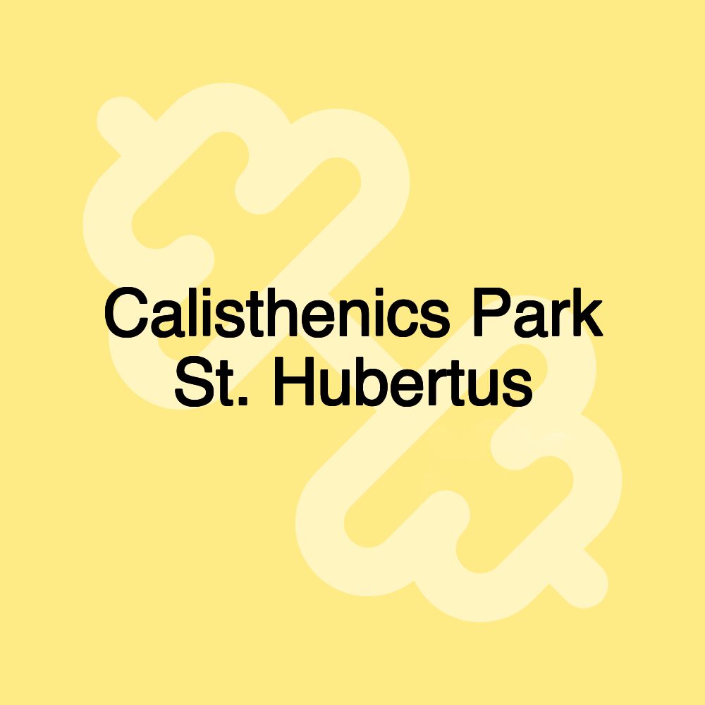 Calisthenics Park St. Hubertus