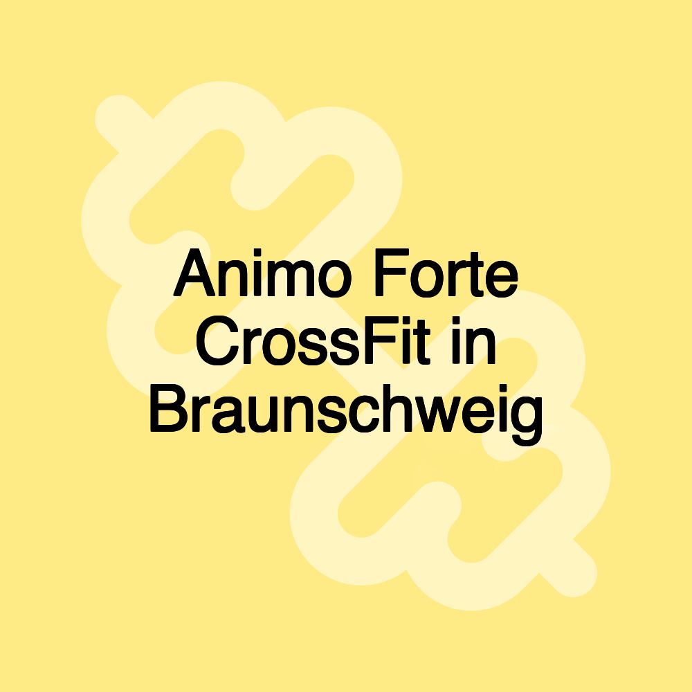 Animo Forte CrossFit in Braunschweig