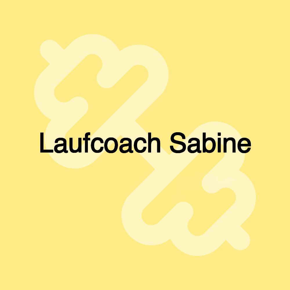 Laufcoach Sabine