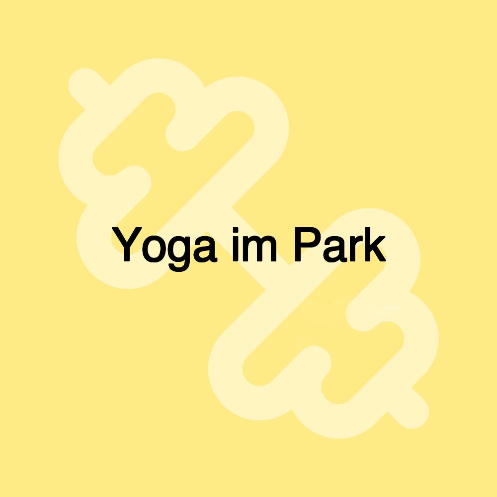 Yoga im Park