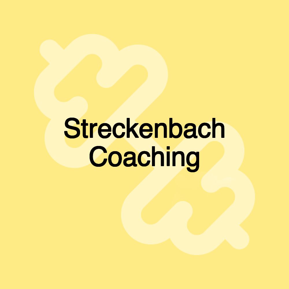 Streckenbach Coaching