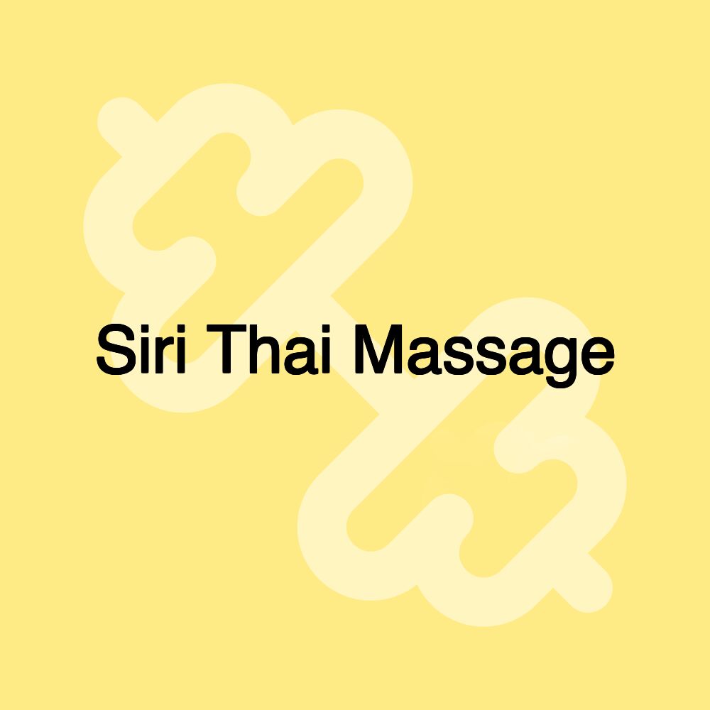 Siri Thai Massage