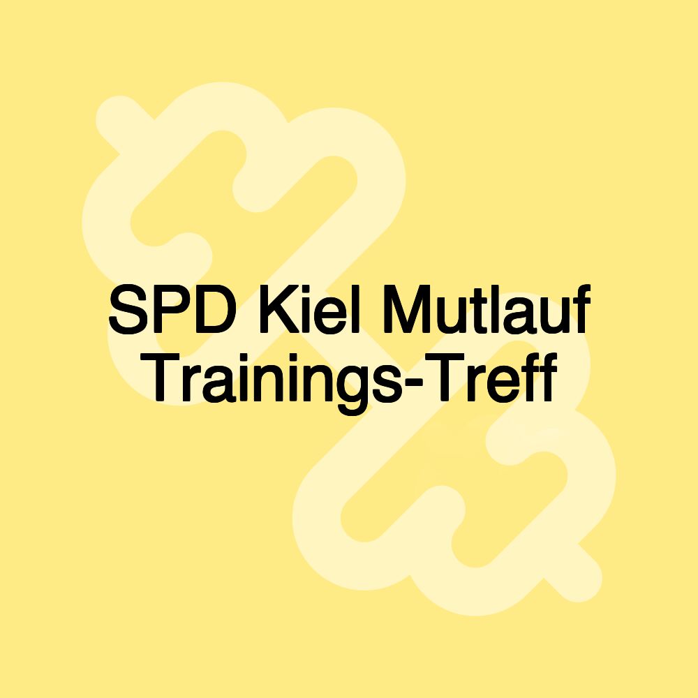 SPD Kiel Mutlauf Trainings-Treff