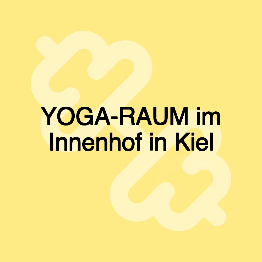 YOGA-RAUM im Innenhof in Kiel