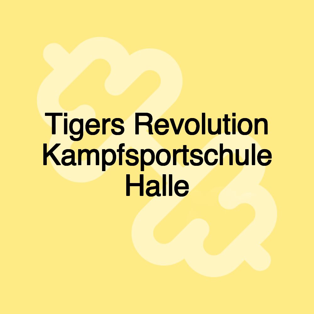 Tigers Revolution Kampfsportschule Halle