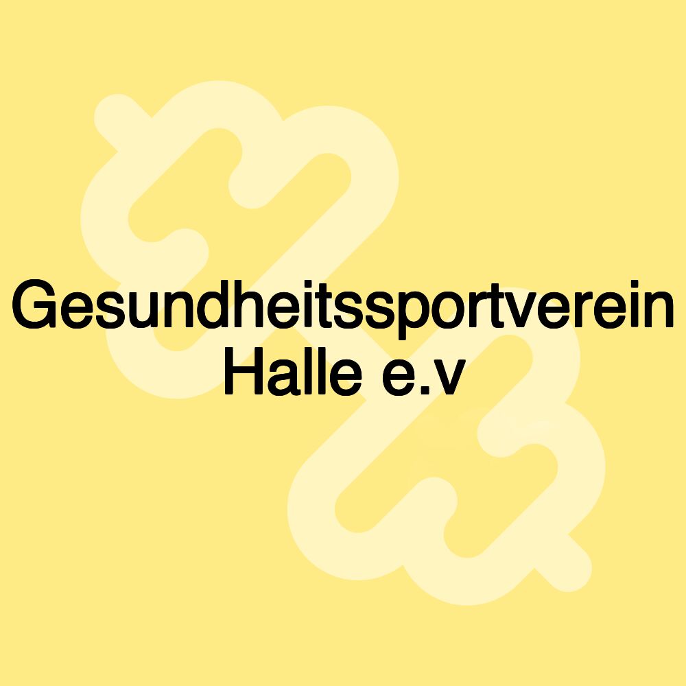 Gesundheitssportverein Halle e.v