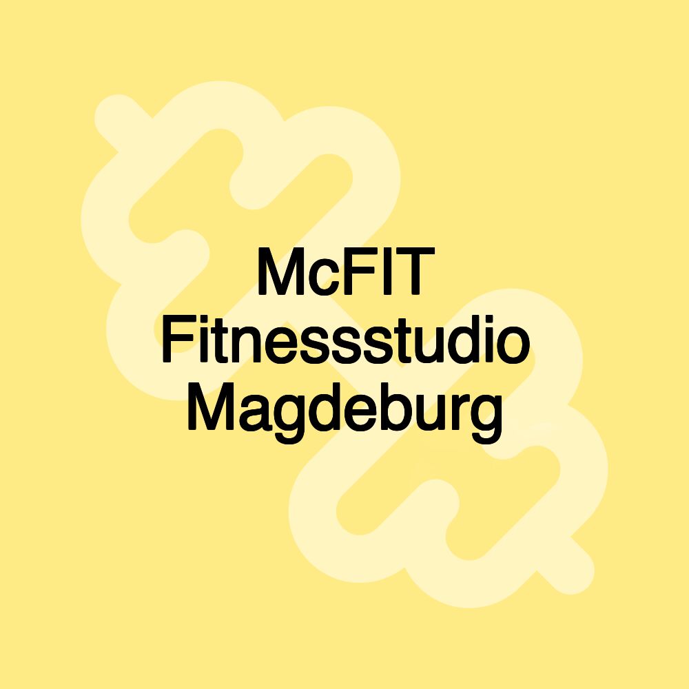 McFIT Fitnessstudio Magdeburg