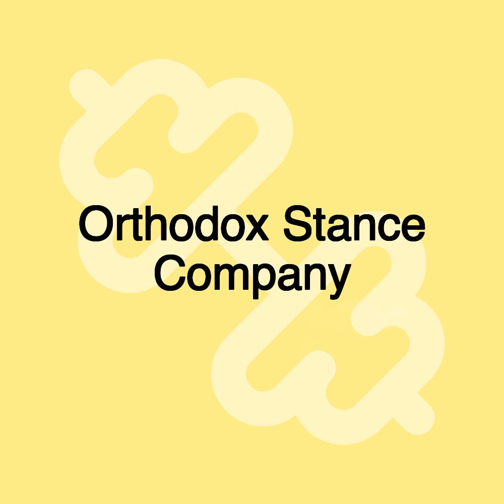 Orthodox Stance Company